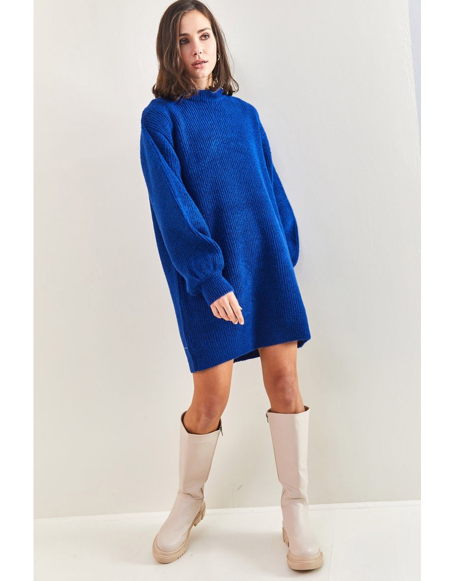 Women's Patterned Rivet Knitwear Tunic