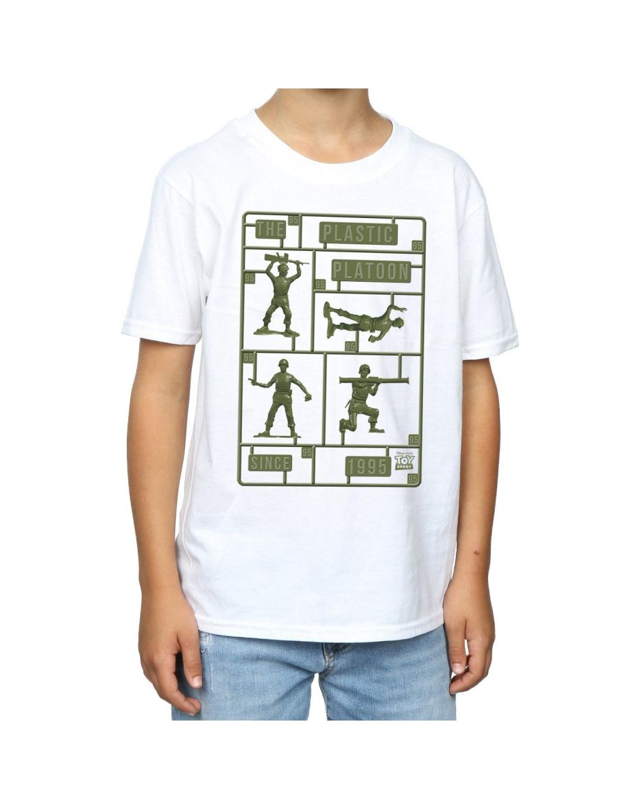 Disney Boys Toy Story The Plastic Platoon T-Shirt - White - 3
