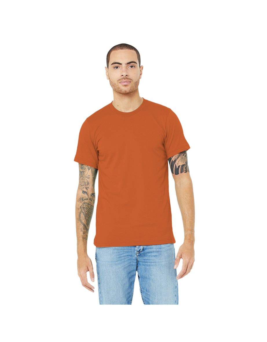 Canvas Unisex Jersey Crew Neck T-Shirt / Mens Short Sleeve T-Shirt - Autumn - 2