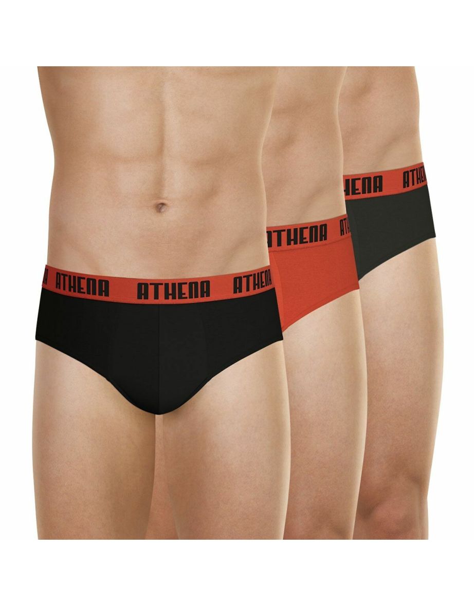 Pack of 3 Basic Color Cotton Briefs