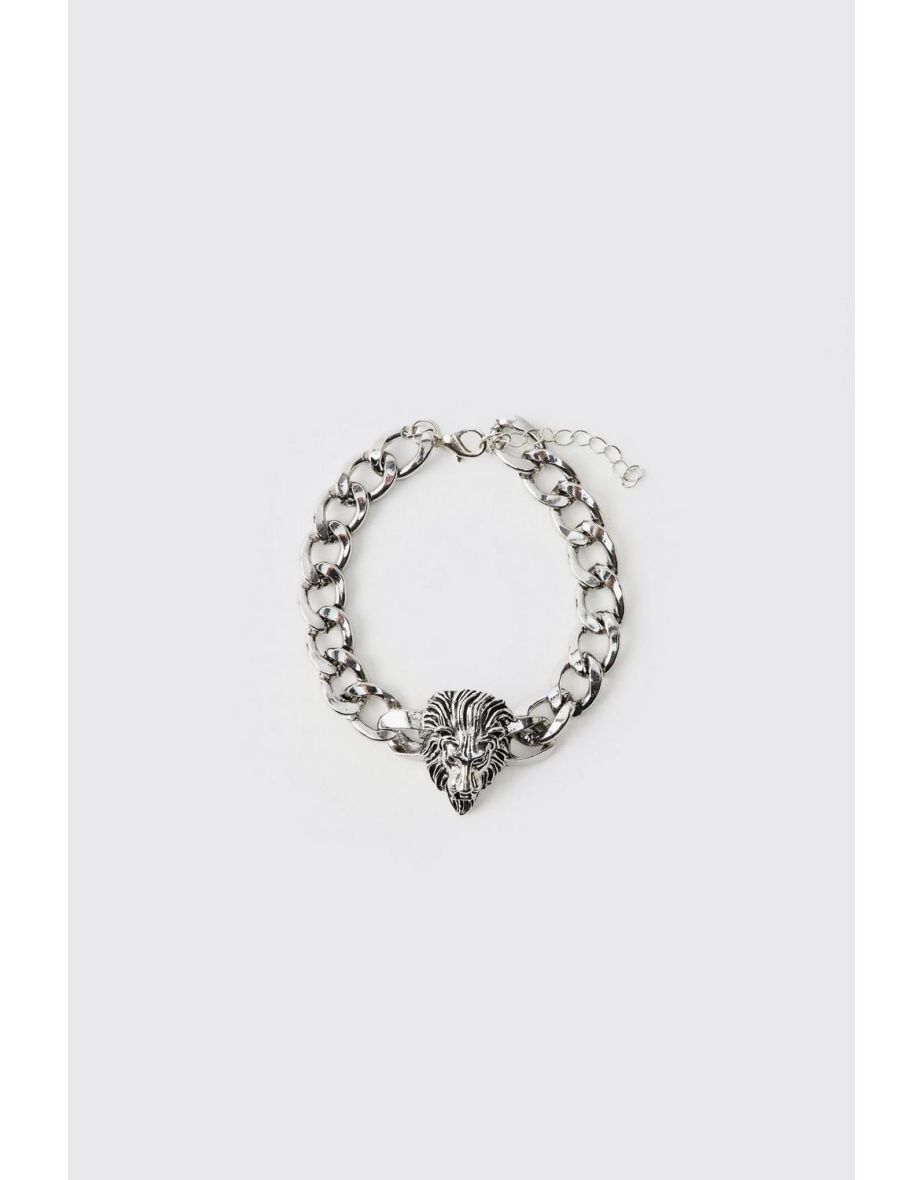 Lion Hardware Silver Bracelet