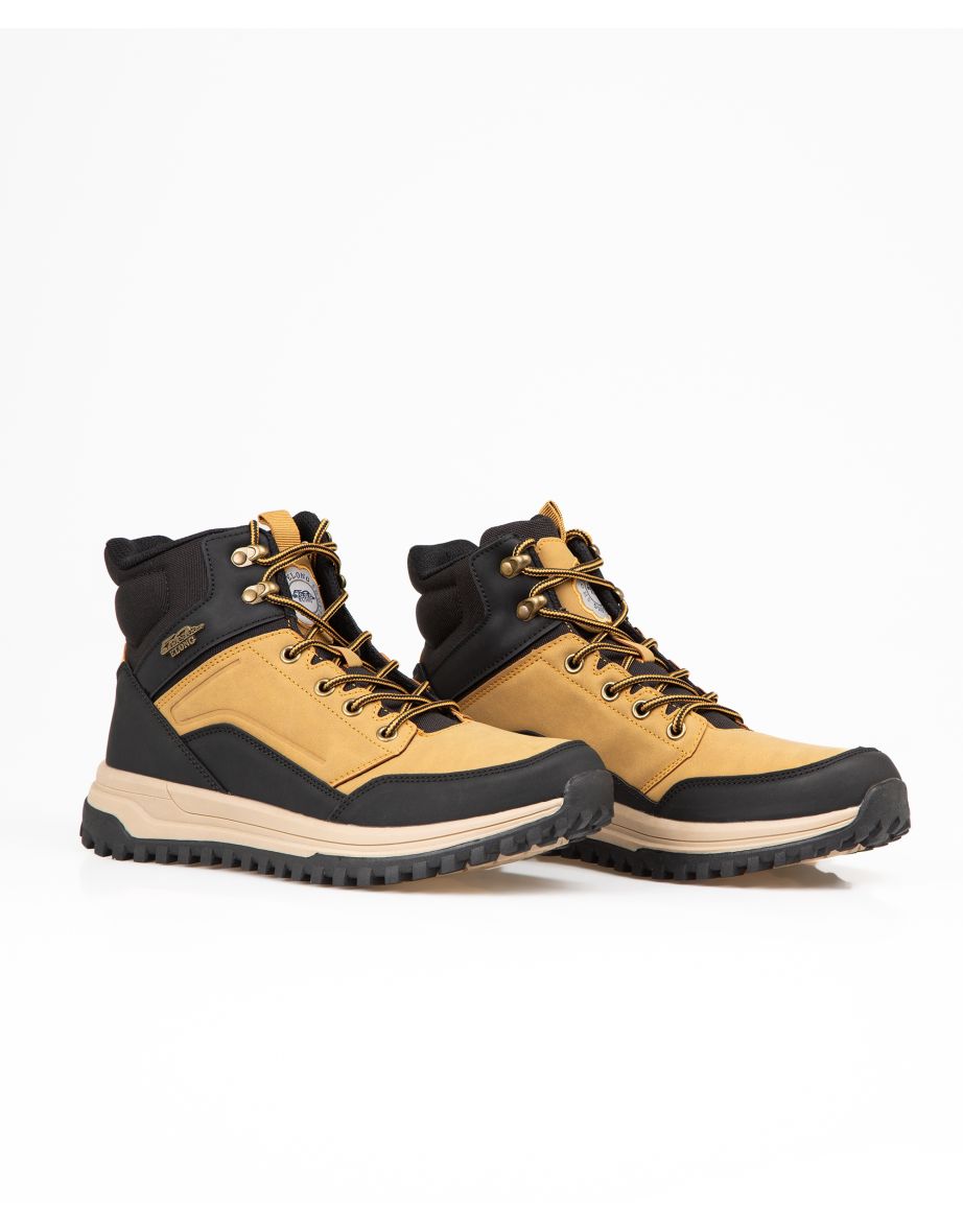 Chunky Sole Lace Up Ankle Boots Active Work Trekking Shoes - 5