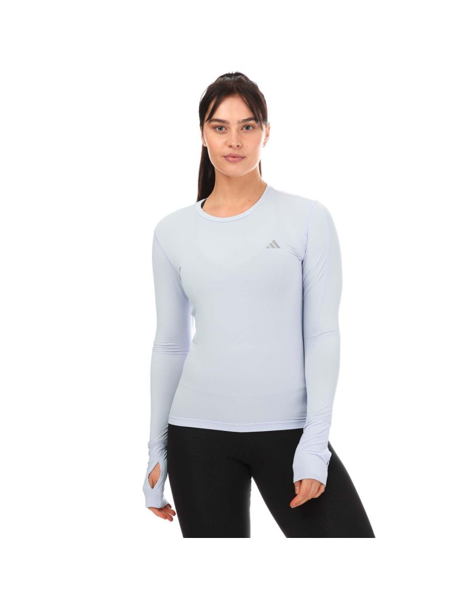 Shop Women s adidas Run Faster Long Sleeve T Shirt in Purple Online in Oman VogaCloset