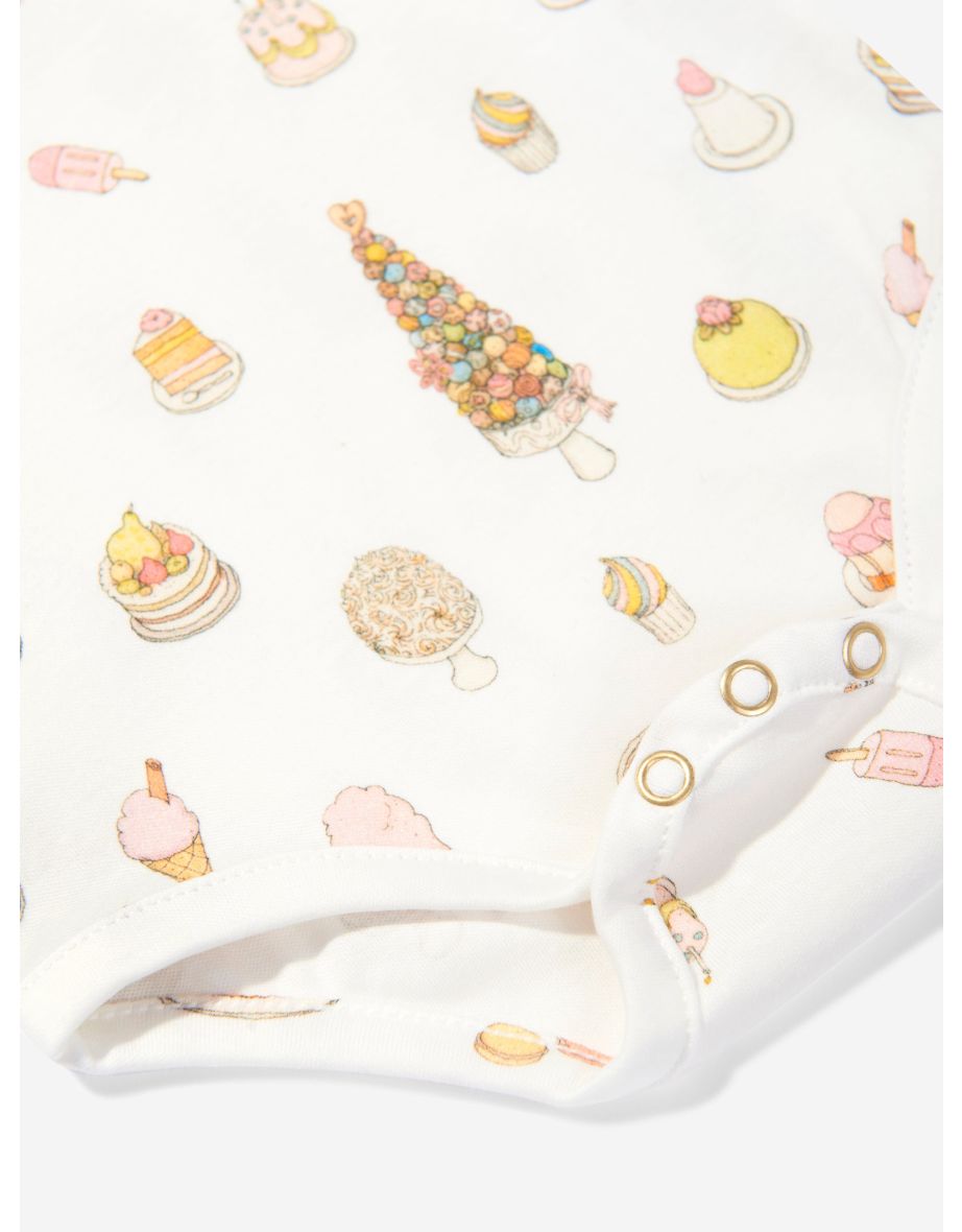 Baby Classic Ballons Bodysuit in White - 3
