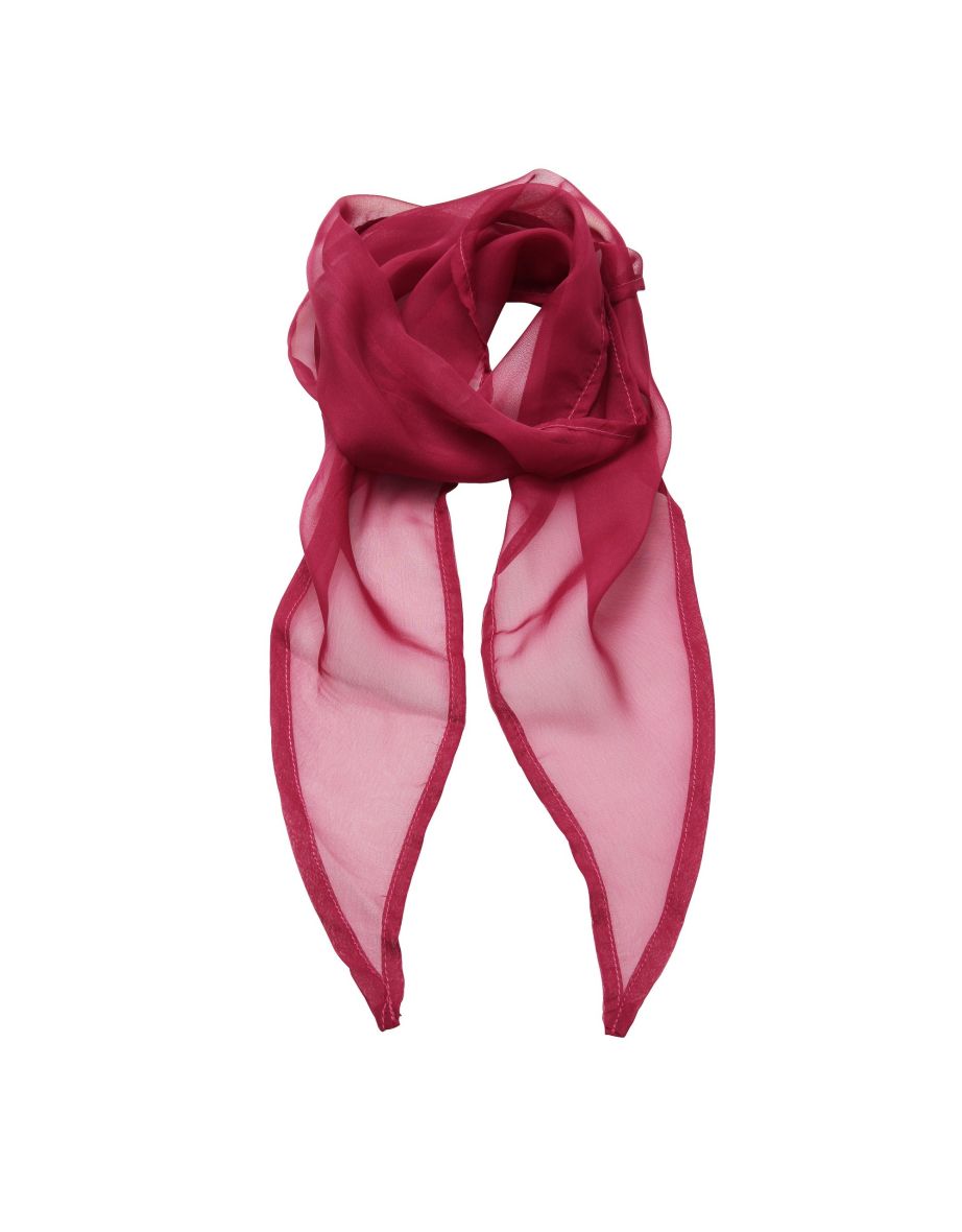 Premier Ladies/Womens Work Chiffon Formal Scarf - Hot Pink