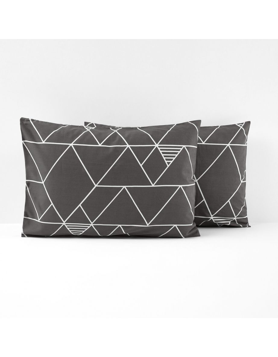 La Redoute Interieurs Grey Pillowcases - 2