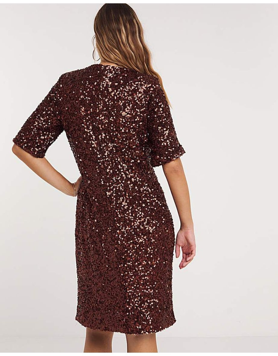 Joanna Hope Sequin T-Shirt Dress - 3