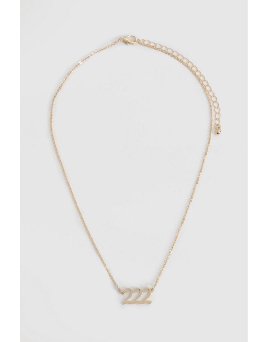 Angel Number Necklace - gold - 2
