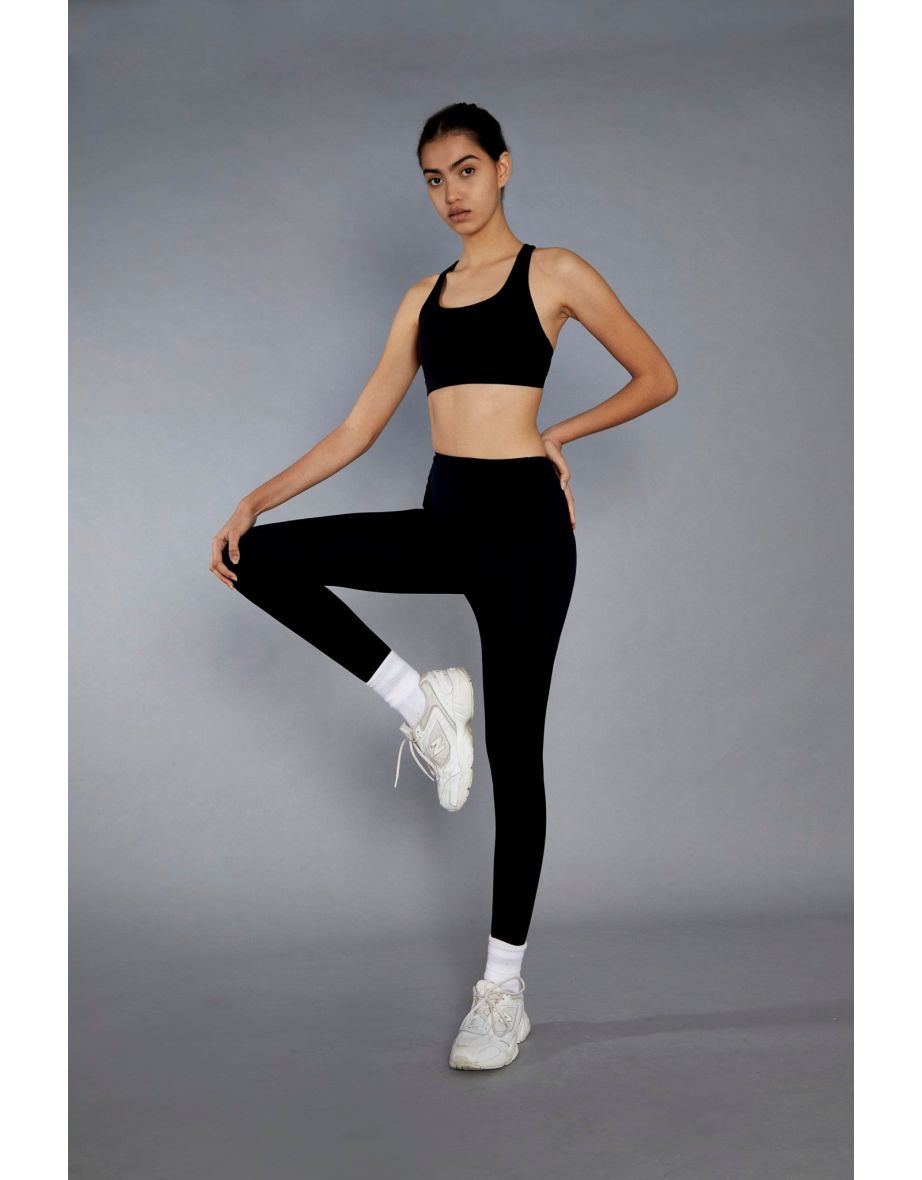 Black High Waisted Gym Leggings