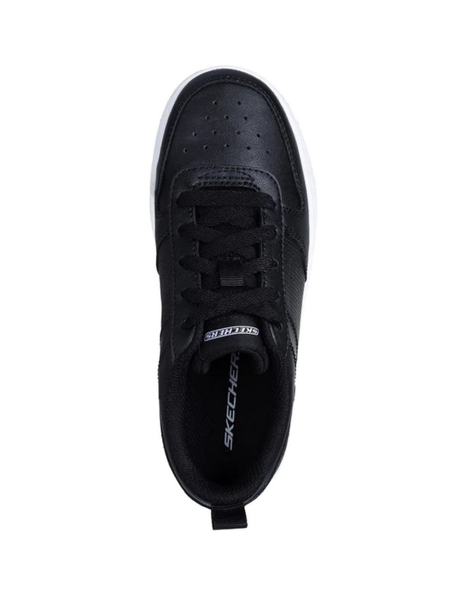 Skechers Boys Smooth Street -Genzo Trainers - Black/White - 3
