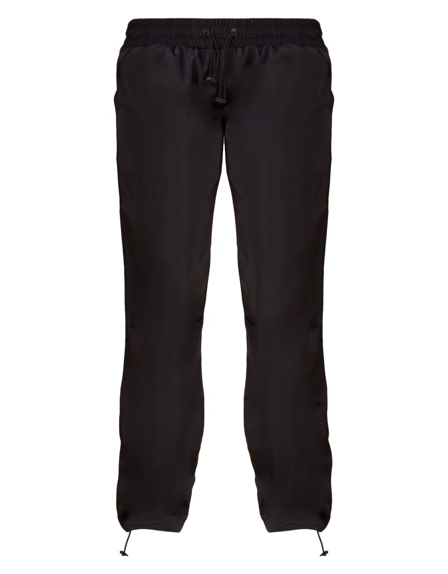 Black Shell Toggle Detail Low Rise Cargos - 4