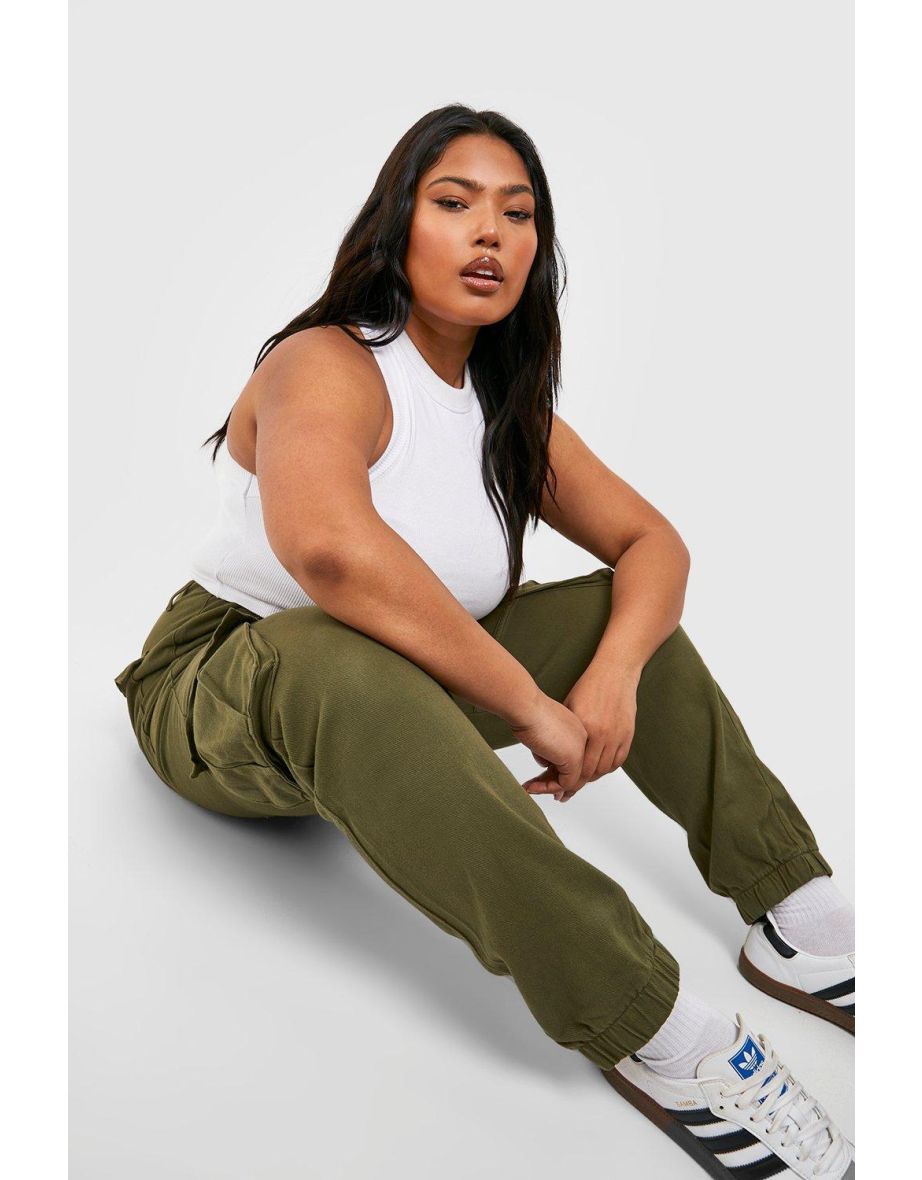 Plus Cargo Jeans - khaki - 3