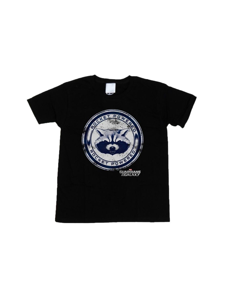 Marvel Boys Guardians Of The Galaxy Rocket Powered T-Shirt - Black - 3
