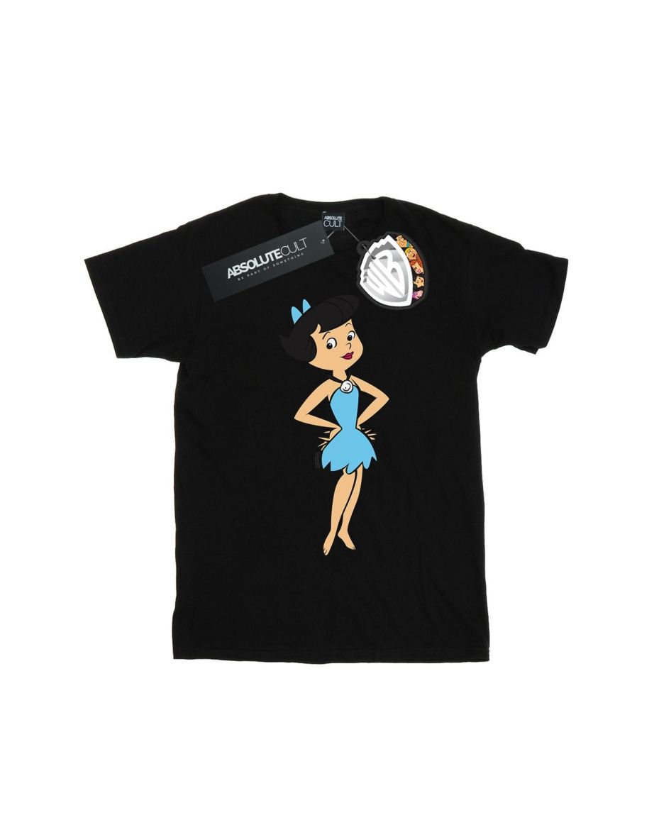 The Flintstones Mens Betty Rubble Classic Pose T-Shirt - Black - 1