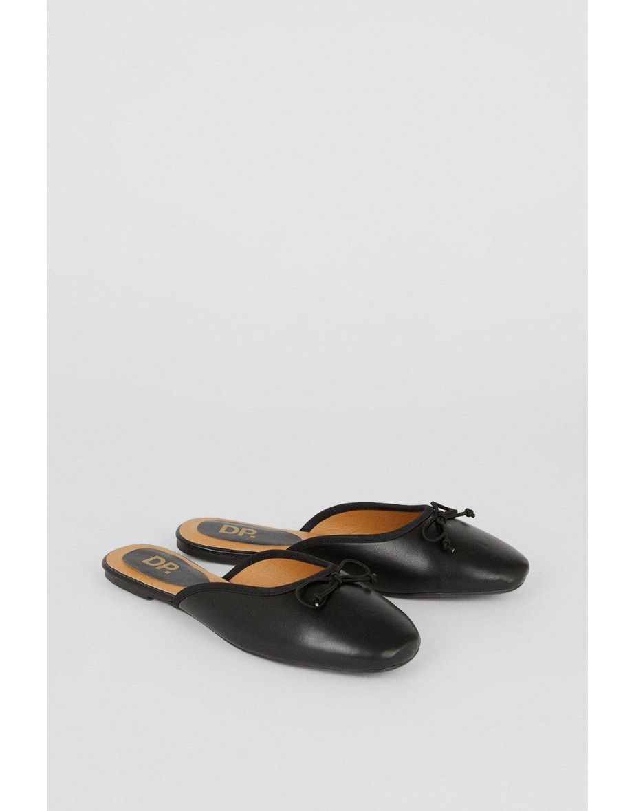 Backless ballet flats on sale