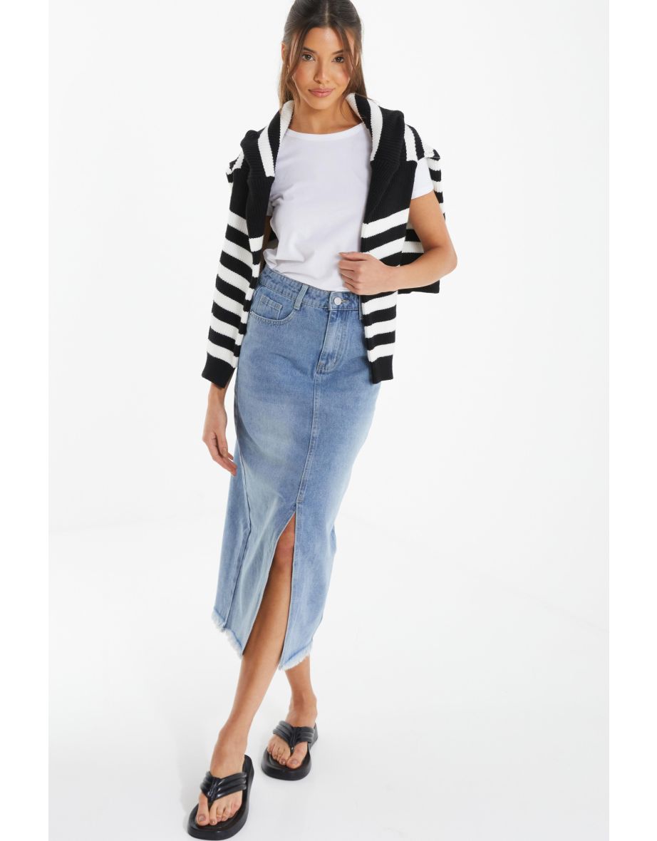 Denim overall sale skirt quiz