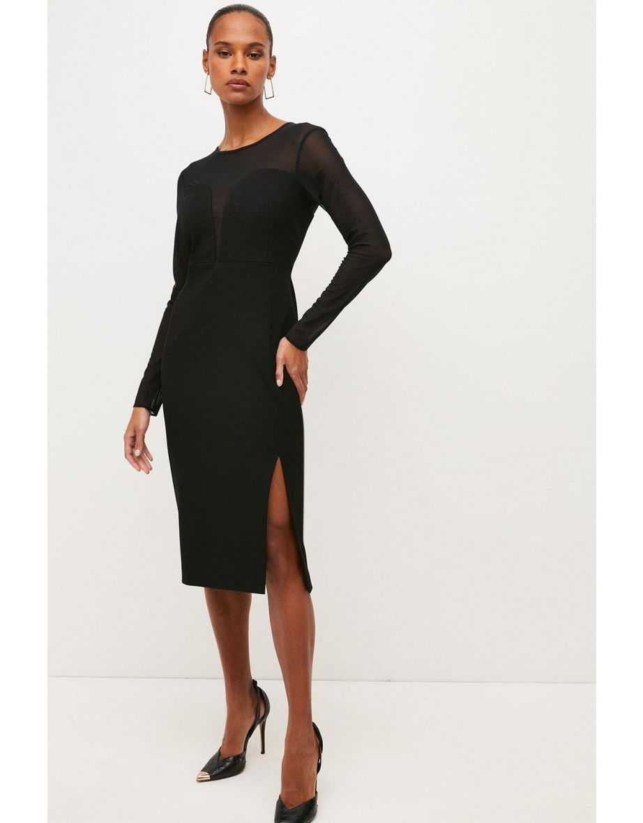 Structured clearance pencil dress