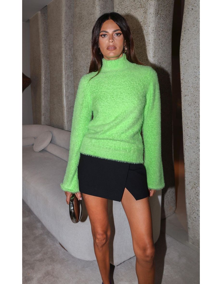Poppy Jumper in Bright Green