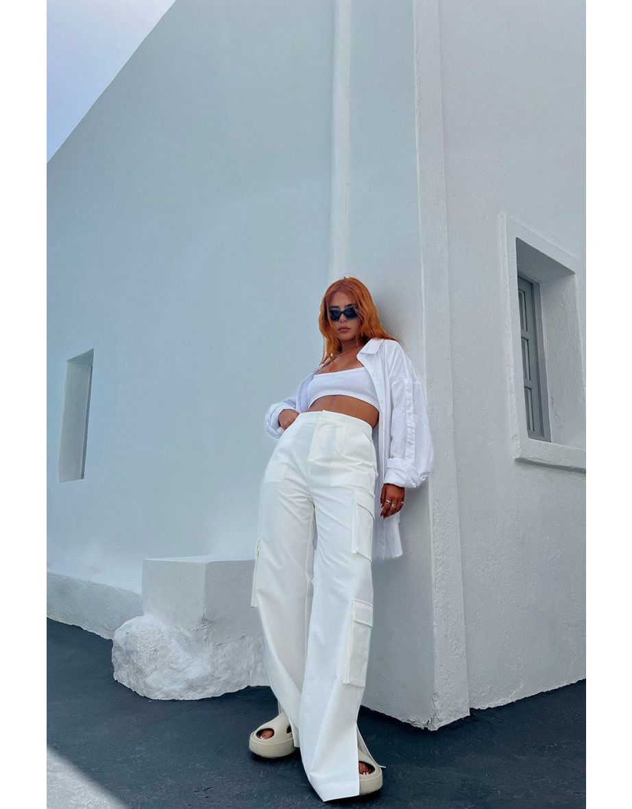 Miss Joslin Tailored Cargo Pocket Trousers