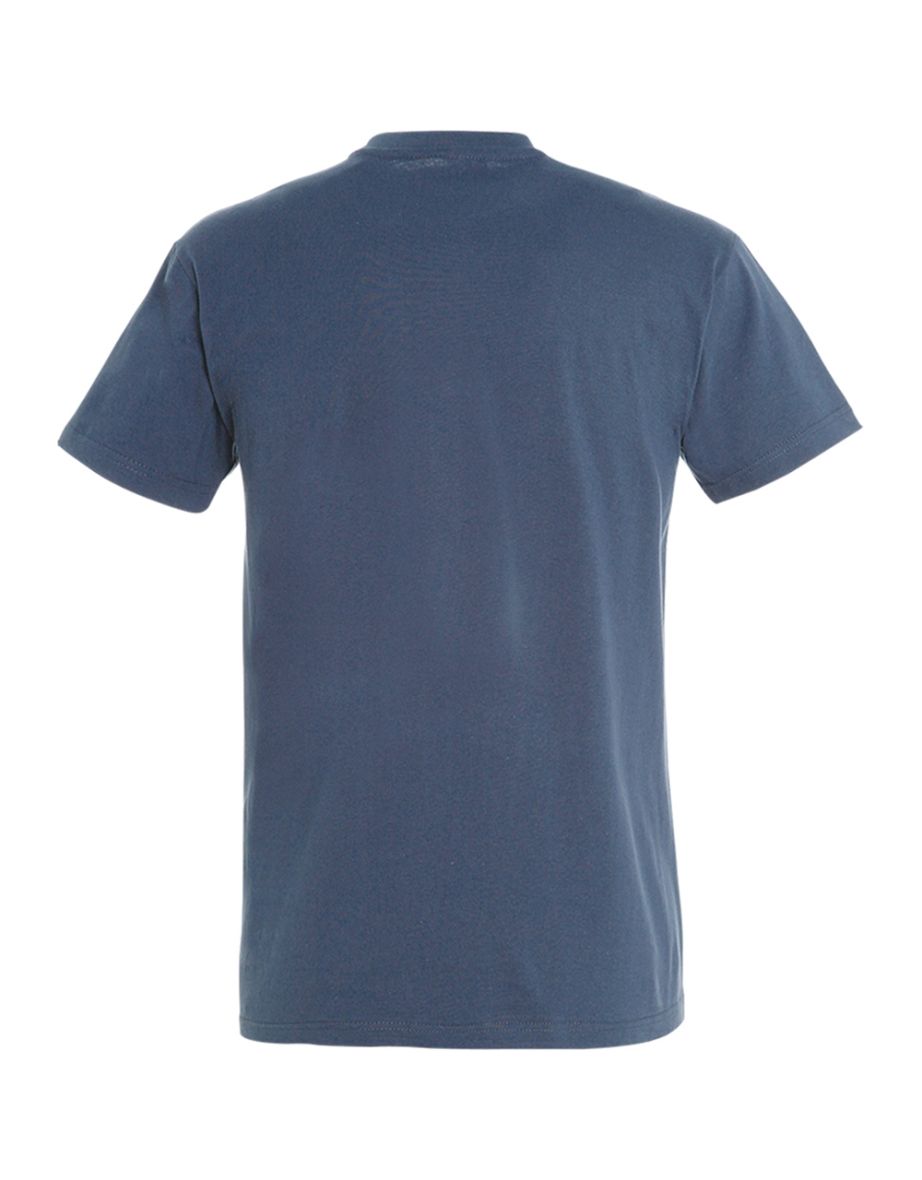 SOLS Mens Imperial Heavyweight Short Sleeve T-Shirt - Denim - 1