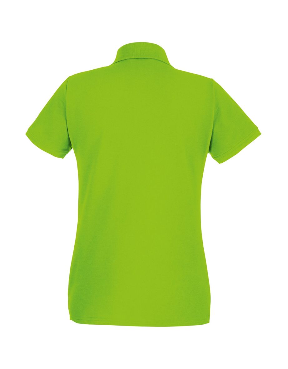 Fruit Of The Loom Ladies Lady-Fit Premium Short Sleeve Polo Shirt - Lime - 1