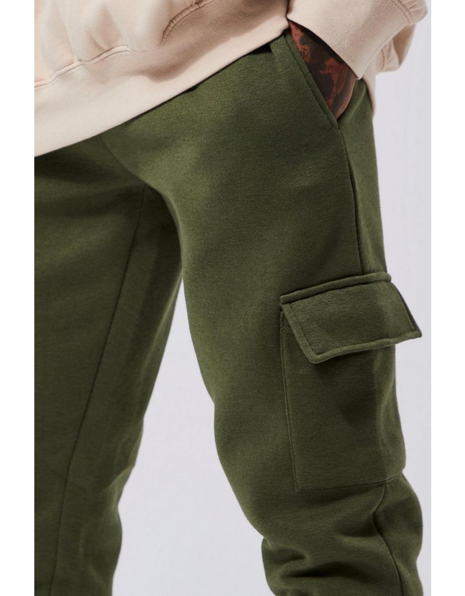 Skinny Fit Cargo Jogger - khaki - 1