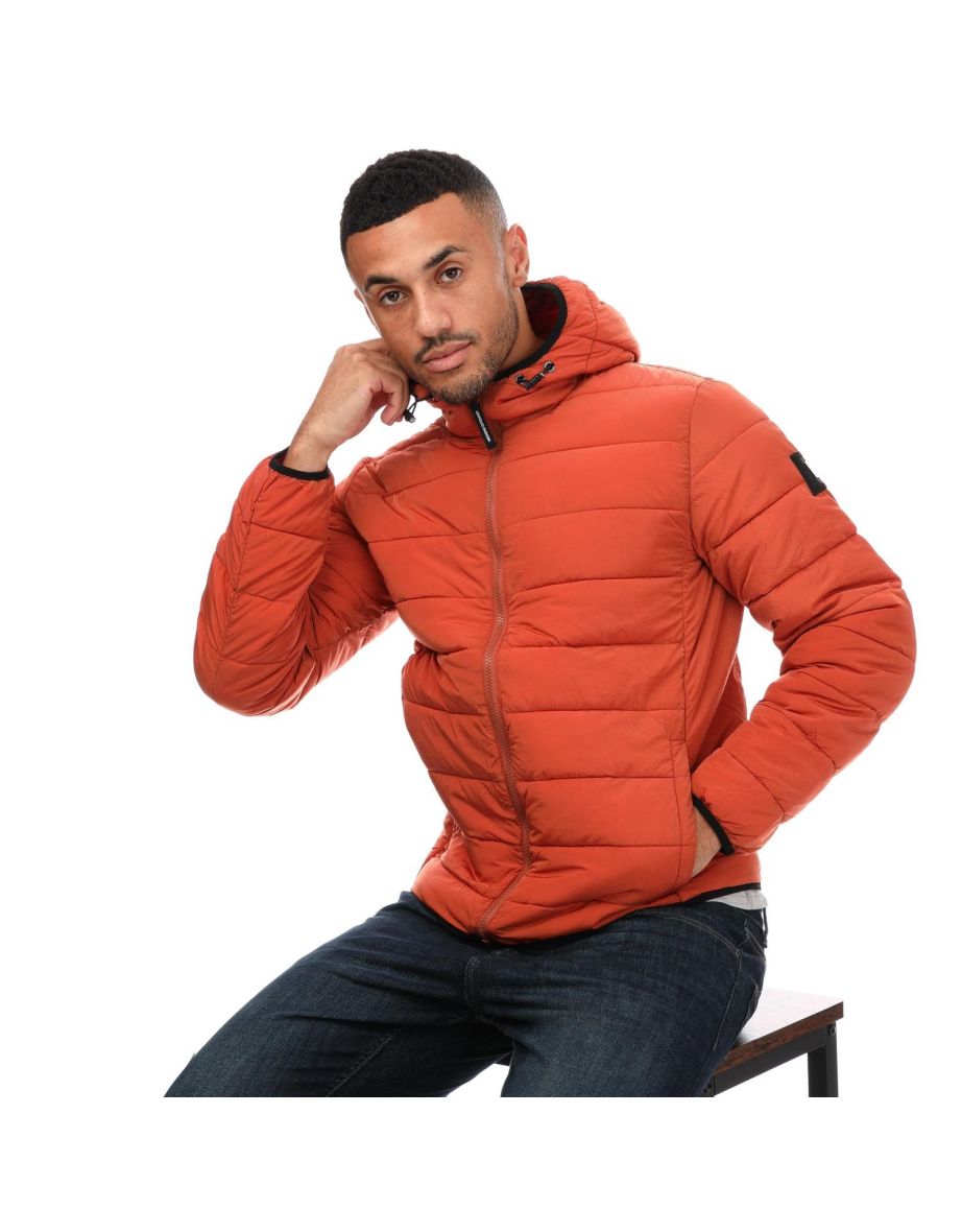 Men's Weekend Offender La Guarda Jacket in Orange - 4