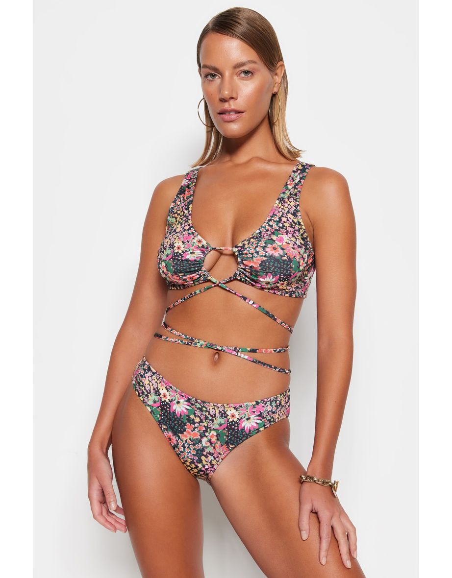 Bikini Bottom - Multi-color - Floral