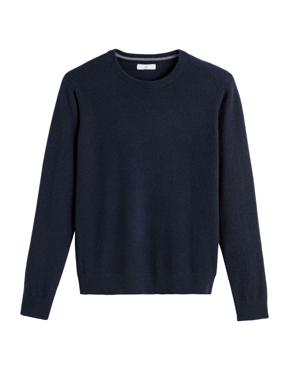 Recycled Cashmere Jumper/Sweater with Crew Neck - 4