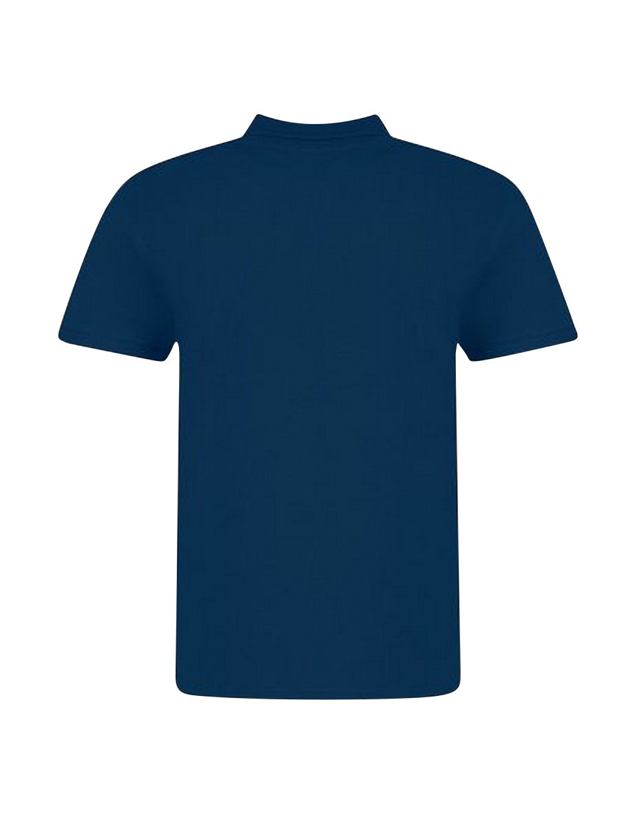 Awdis Mens Piqu Cotton Short-Sleeved Polo Shirt - Ink - 1
