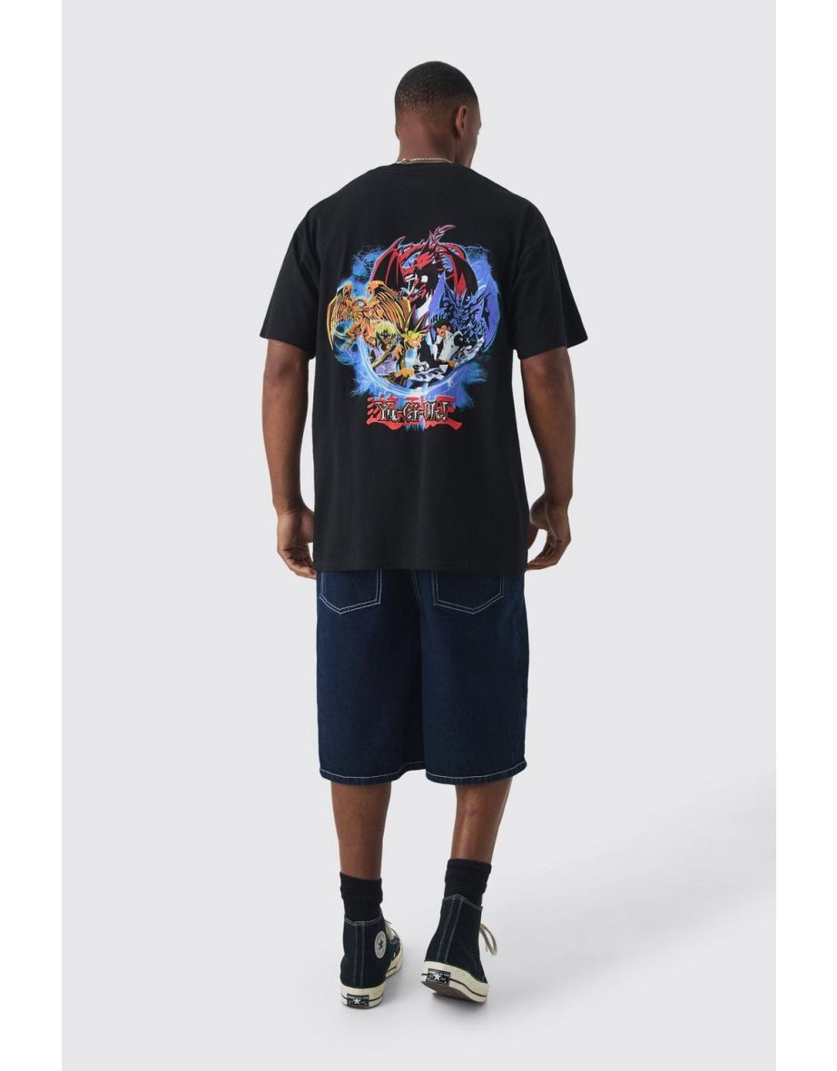 Oversized Yugioh  License T-shirt - black - 2