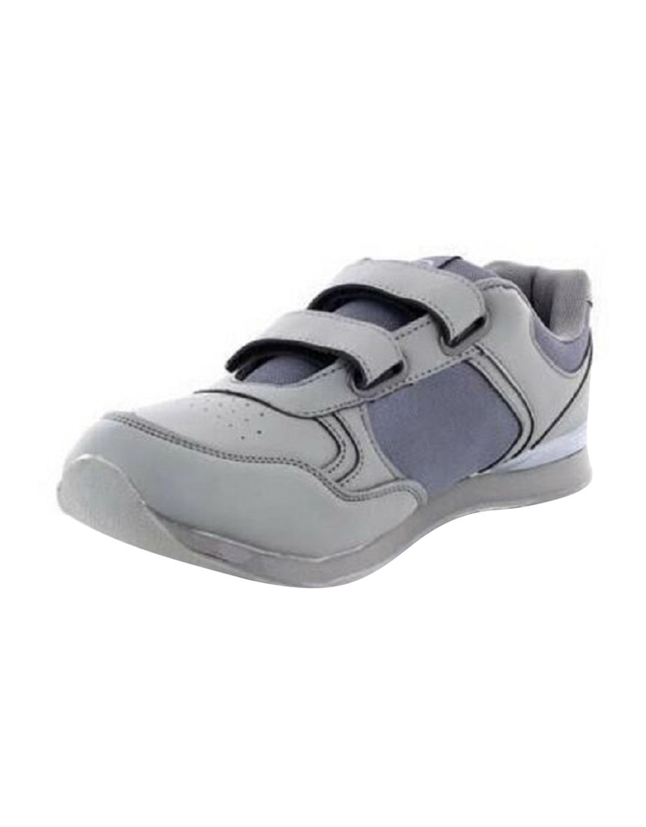 Dek Mens Drive Touch Fastening Trainer-Style Lawn Bowling Shoes - Grey - 2