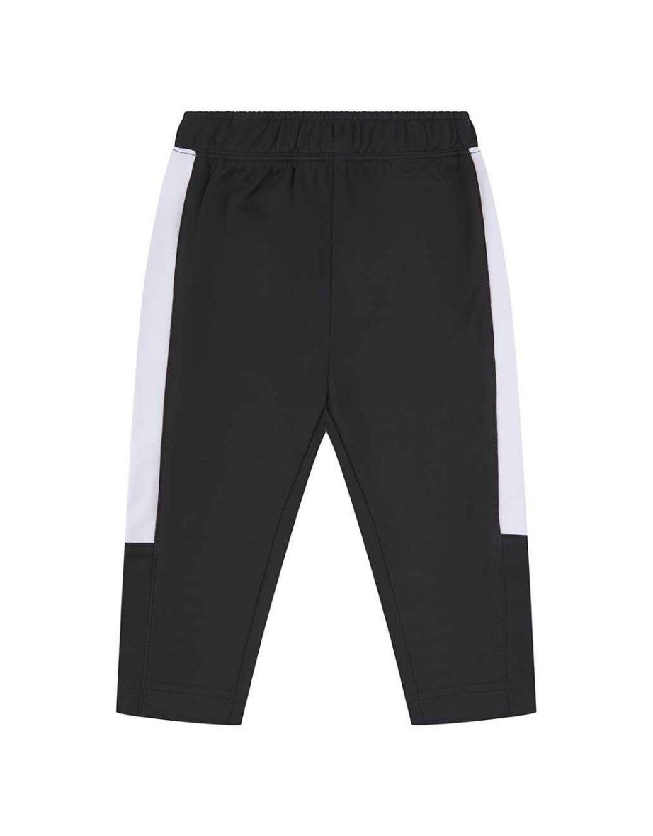 Larkwood Baby Tracksuit Bottoms - Black/White