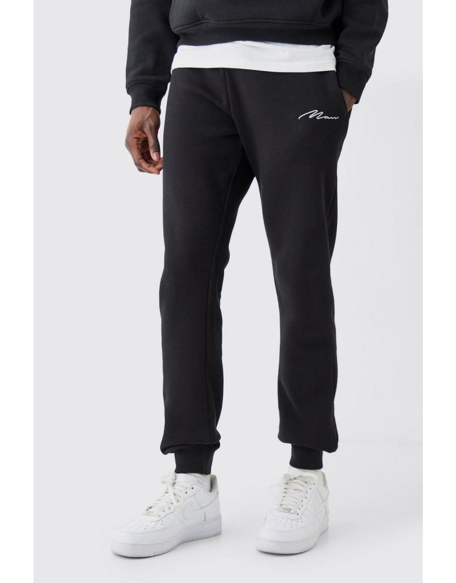 Man Signature Skinny Fit Jogger - black - 2