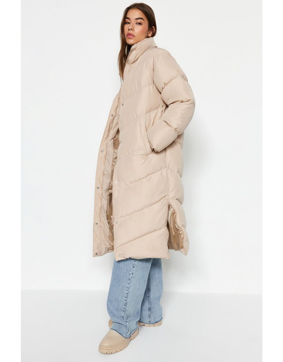 Winter Jacket - Beige - Puffer
