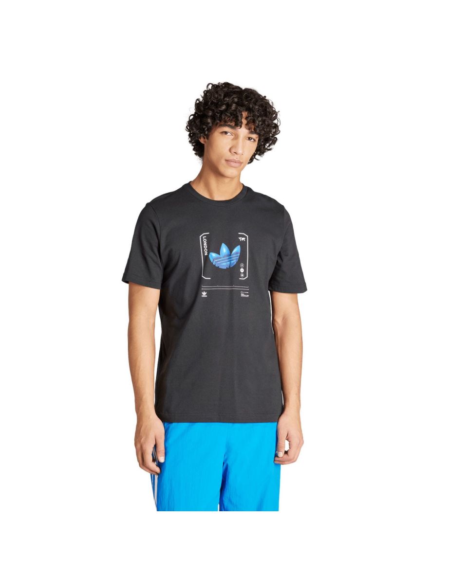 Men's adidas Originals London Graphic T-Shirt in Black