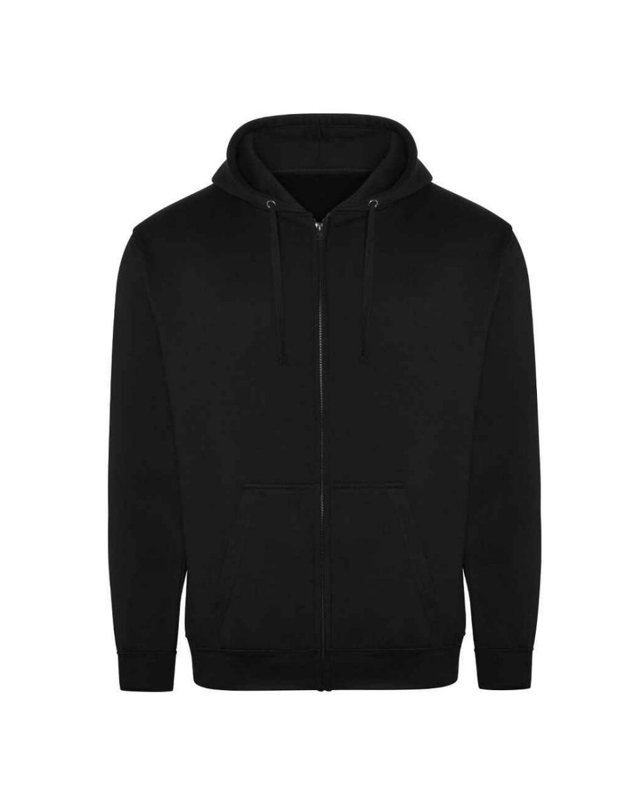 PRO RTX Mens Pro Full Zip Hoodie - Black