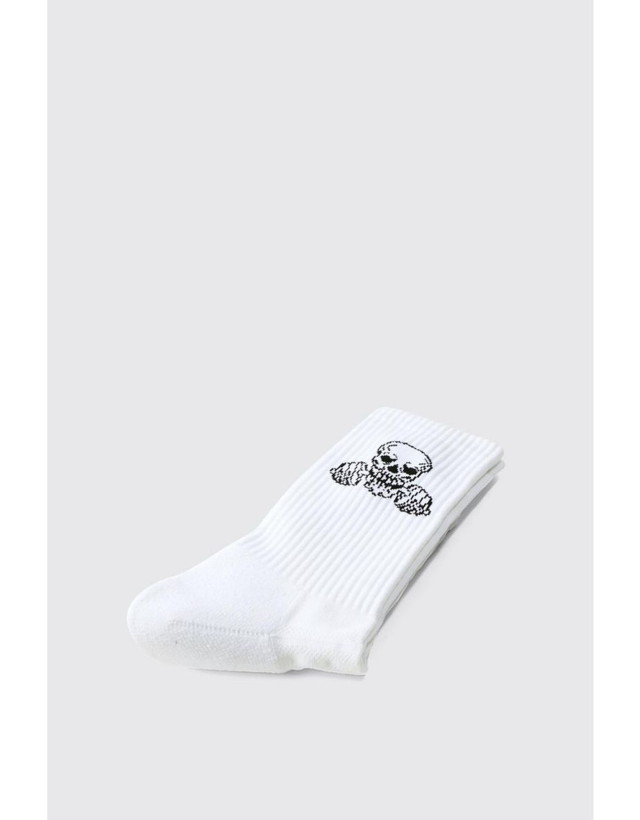 Man Active Gym Skull Crew Socks - 3