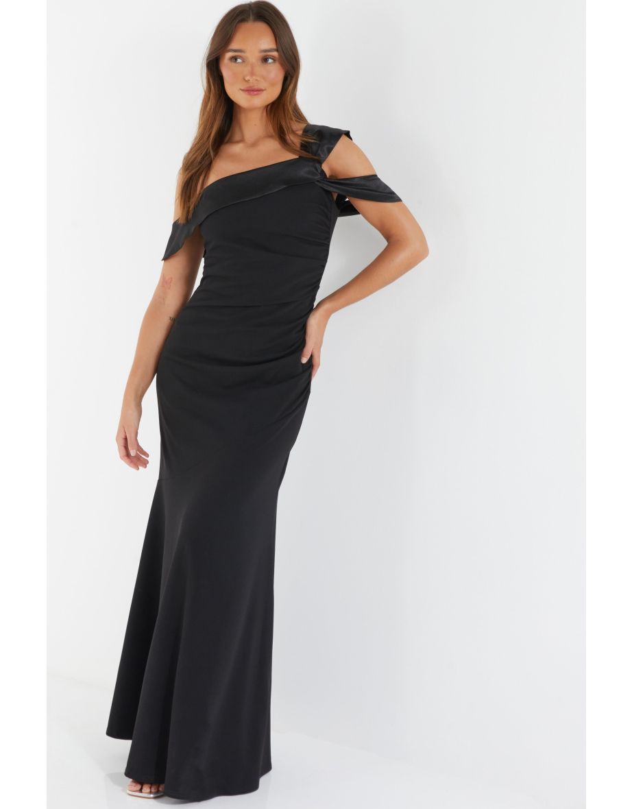 Quiz bardot clearance maxi dress