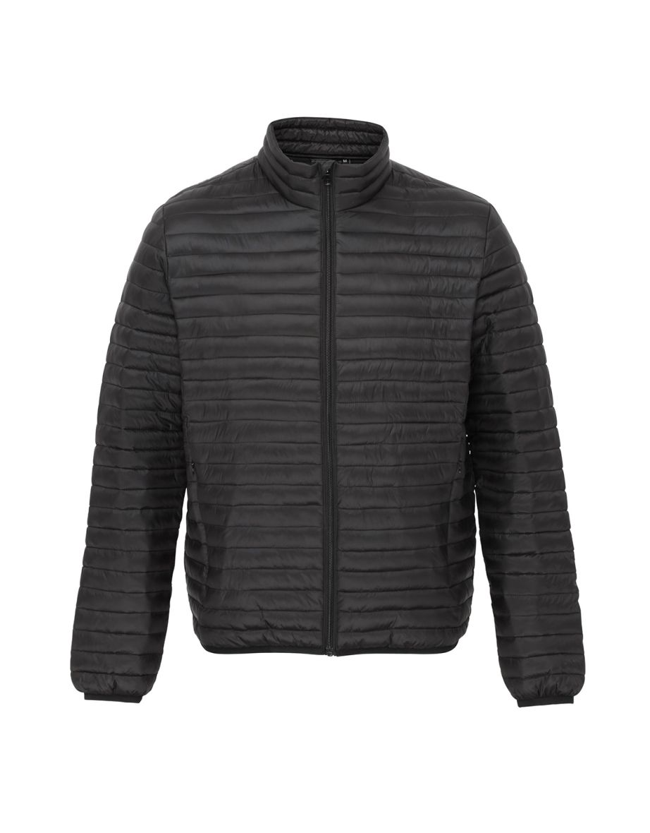 2786 Mens Tribe Fineline Padded Jacket - Black