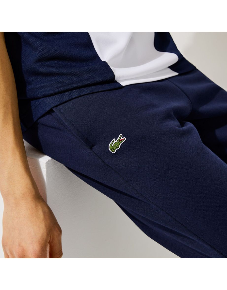 Men's Lacoste Sport Cotton Fleece Tennis Jog Pants in Blue - 5