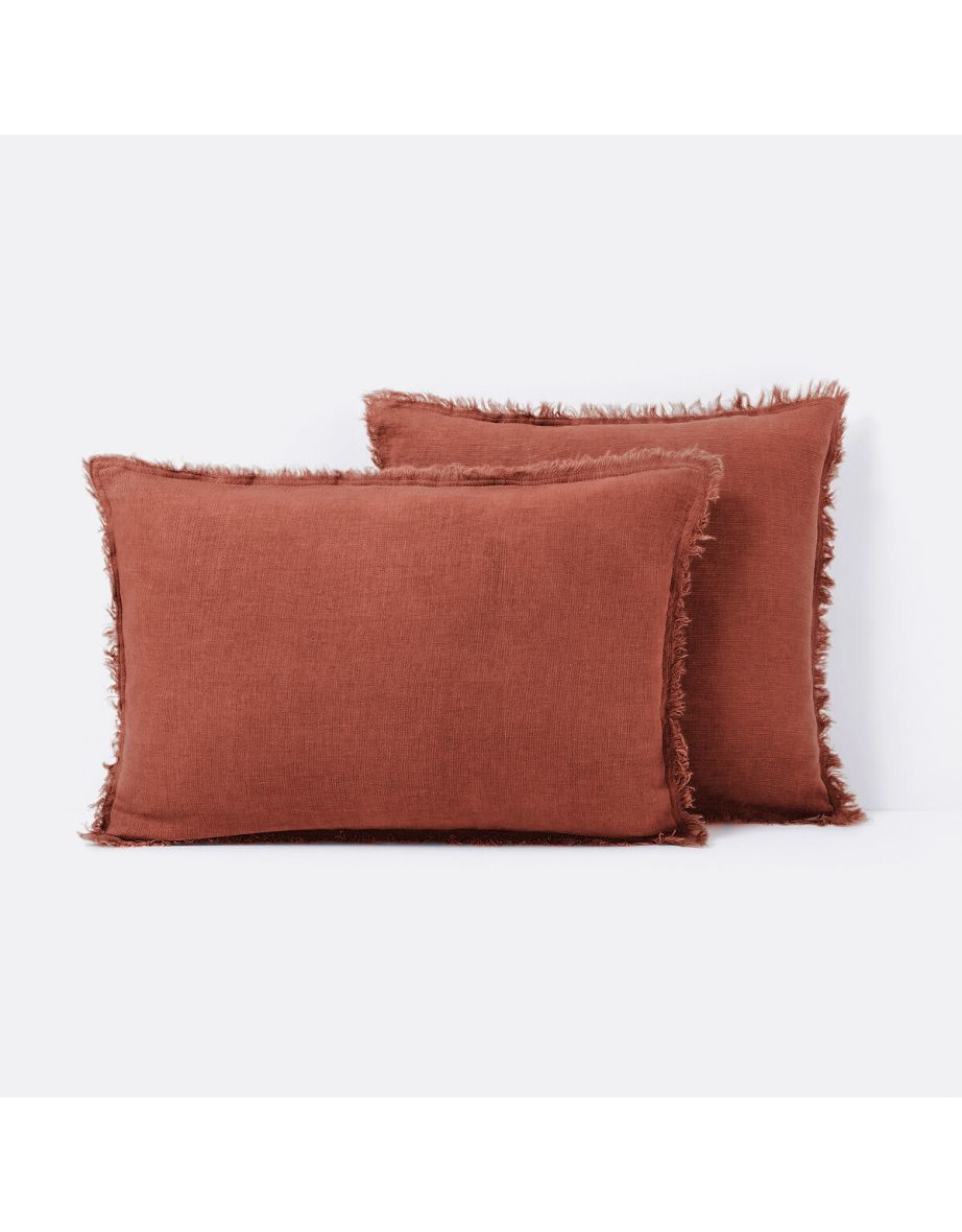 Linange 100% Pre-Washed Linen Cushion Cover