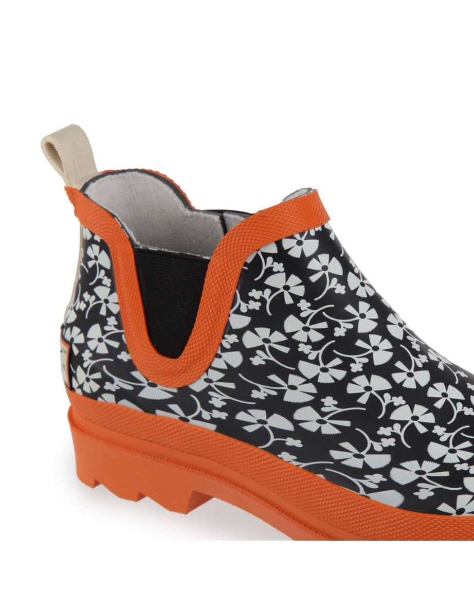 Women's Regatta Orla Kiely Waterproof Mid Wellington Boots in Black - 5