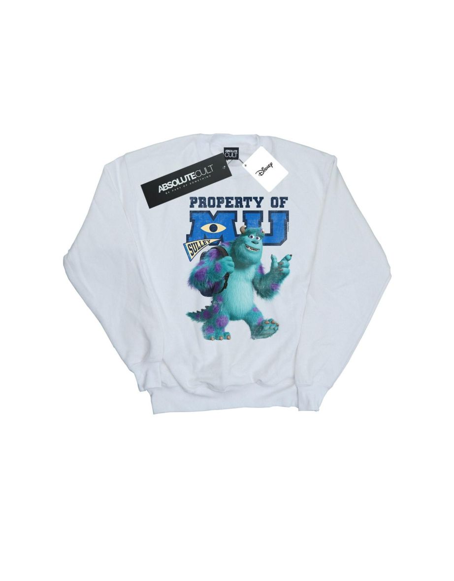 Disney Boys Monsters University Property Of MU Sulley Sweatshirt - White - 1
