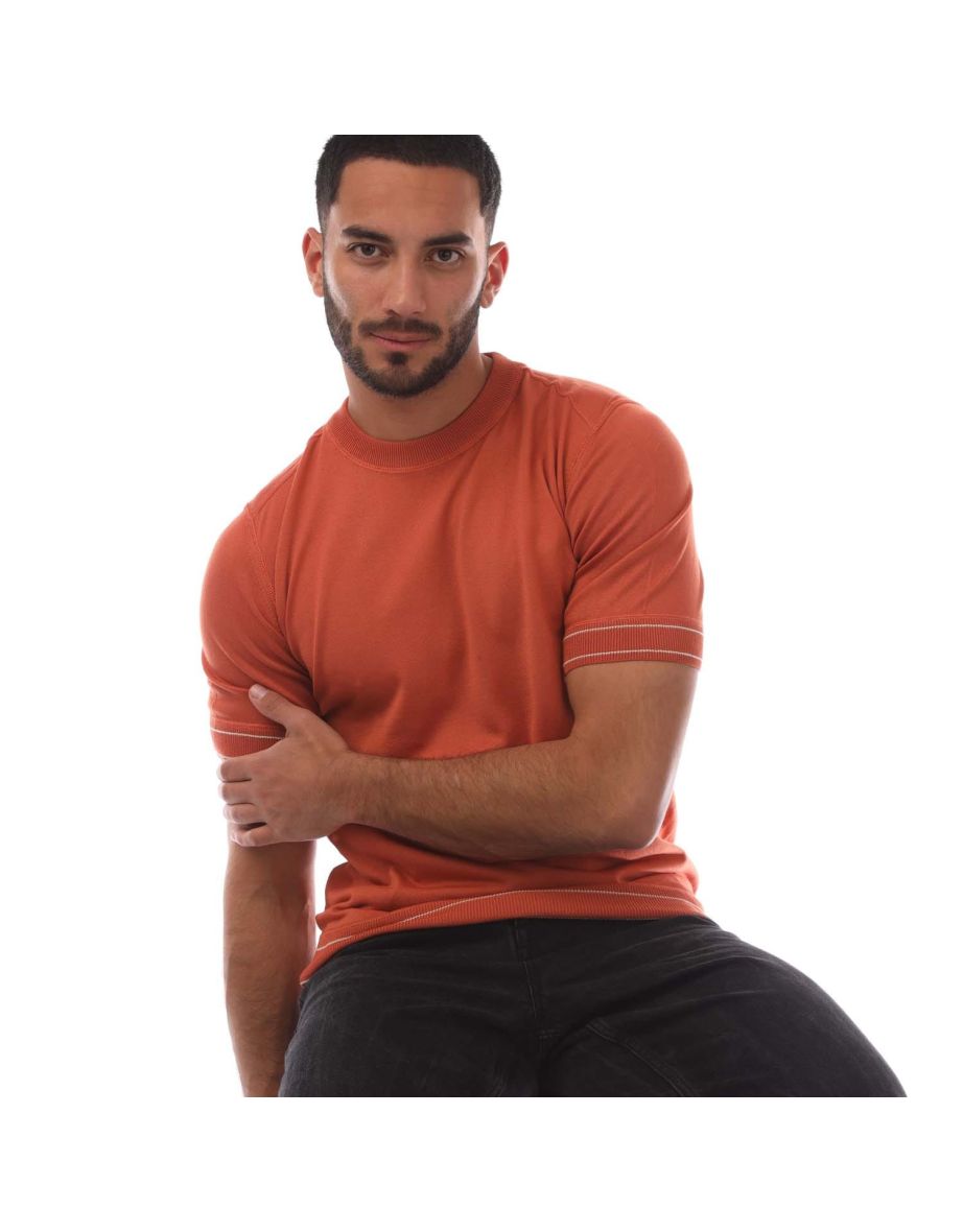 Men's Boss Horelli T-Shirt in Orange - 3