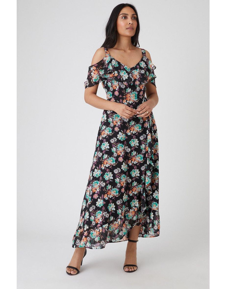 Wallis cold shoulder clearance dress