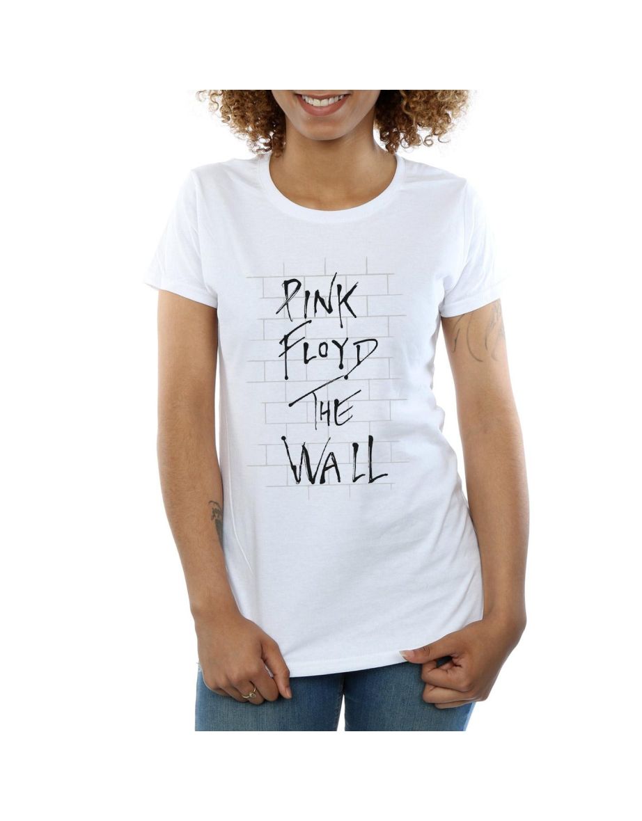 Pink Floyd Womens/Ladies The Wall Cotton T-Shirt - White - 3