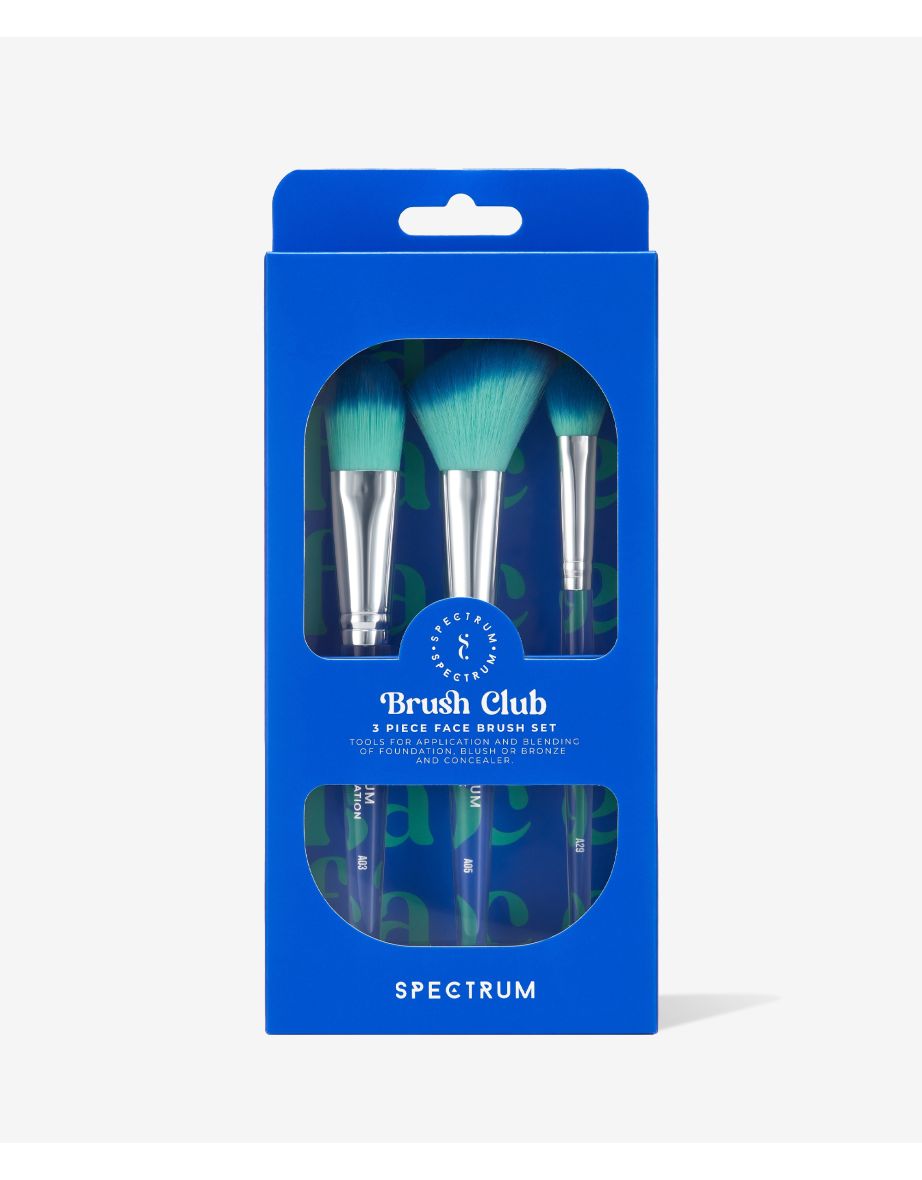 Brush Club 3 Piece Face Brush Set - 1