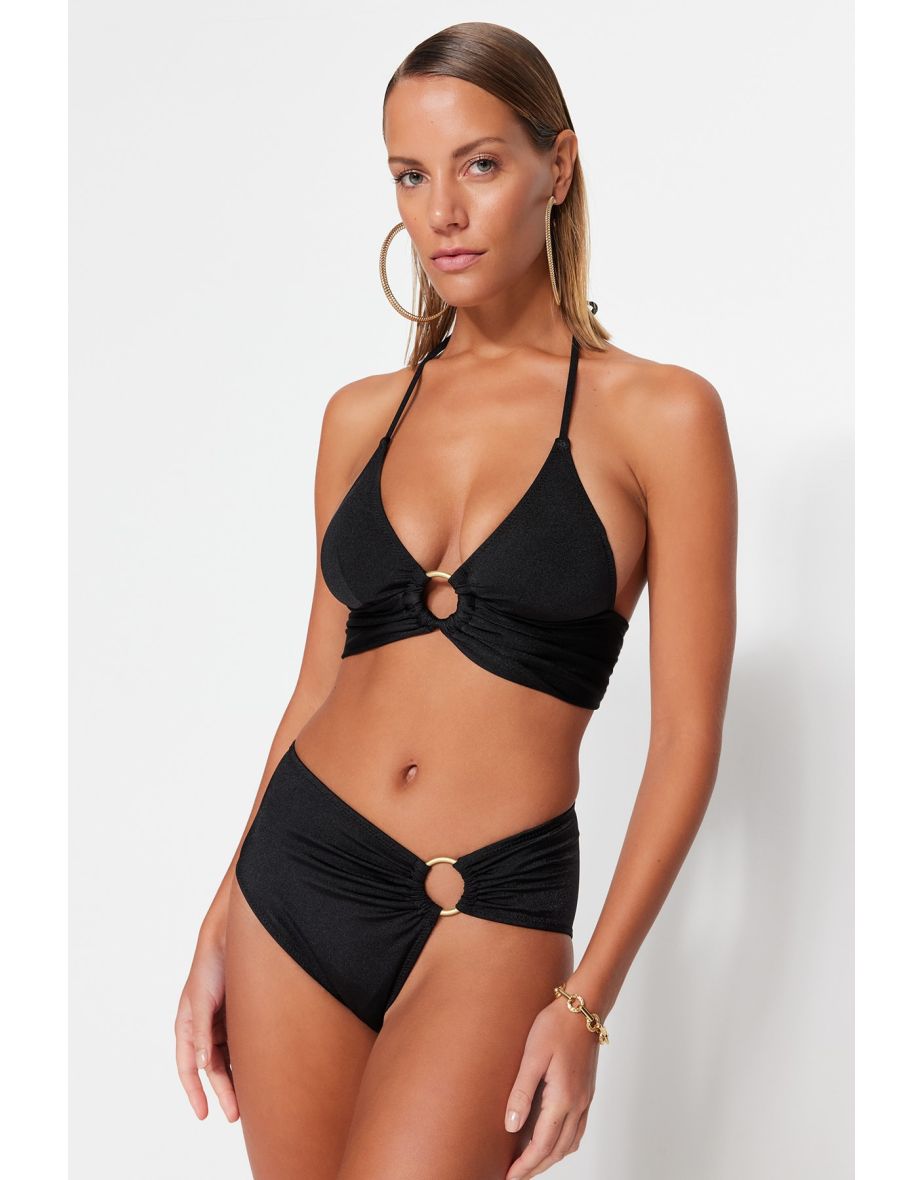Buy Trendyol Cut Out Detail Bikini Bra In Oil