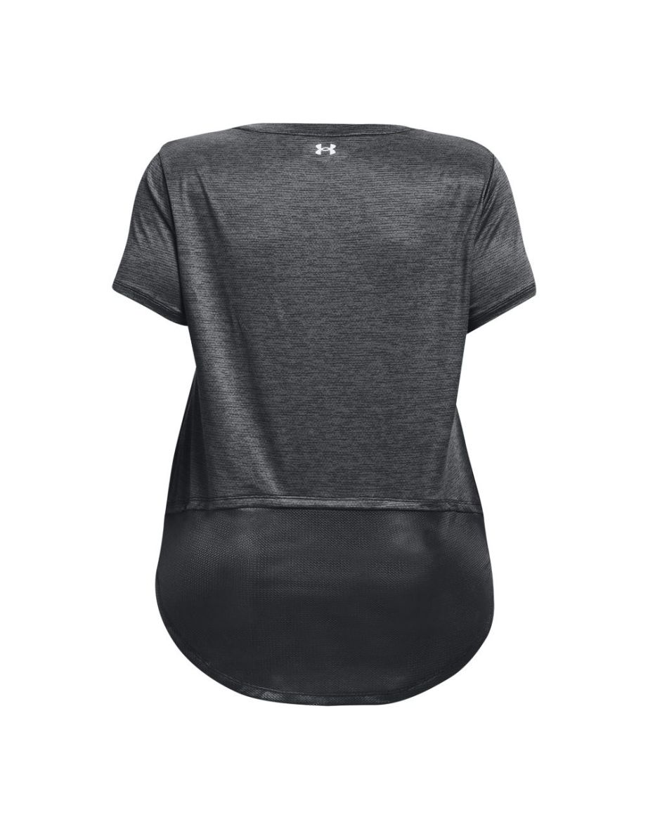 Women's Under Armour Plus UA Tech Vent T-Shirt in Black - 1